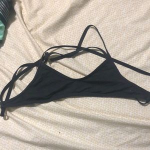 RPM black cris cross swimsuit never worn was to small for me